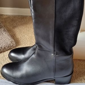 Valdini tall, leather/suede boots